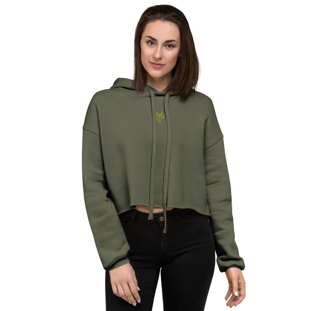 Alpha Minimalist Crop Hoodie Centered