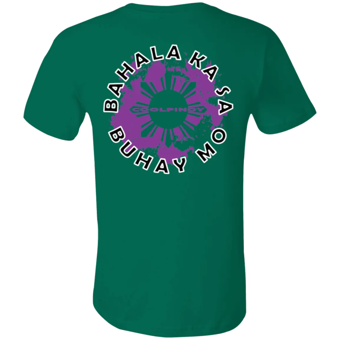 Bahala Ka Sa Buhay Mo Purple Splash Unisex Jersey T-Shirt