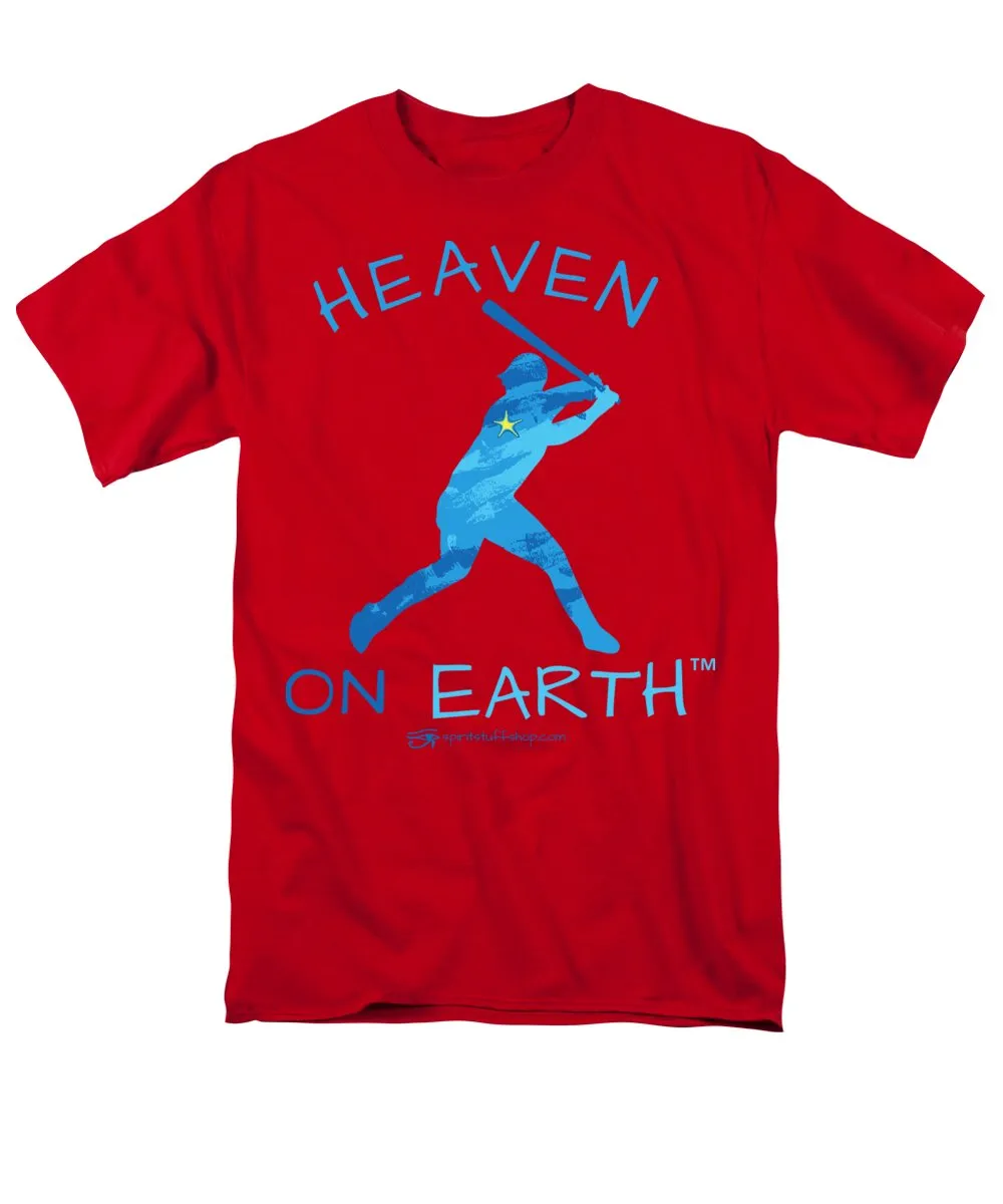 Baseball Heaven On Earth - Men's T-Shirt  (Regular Fit)