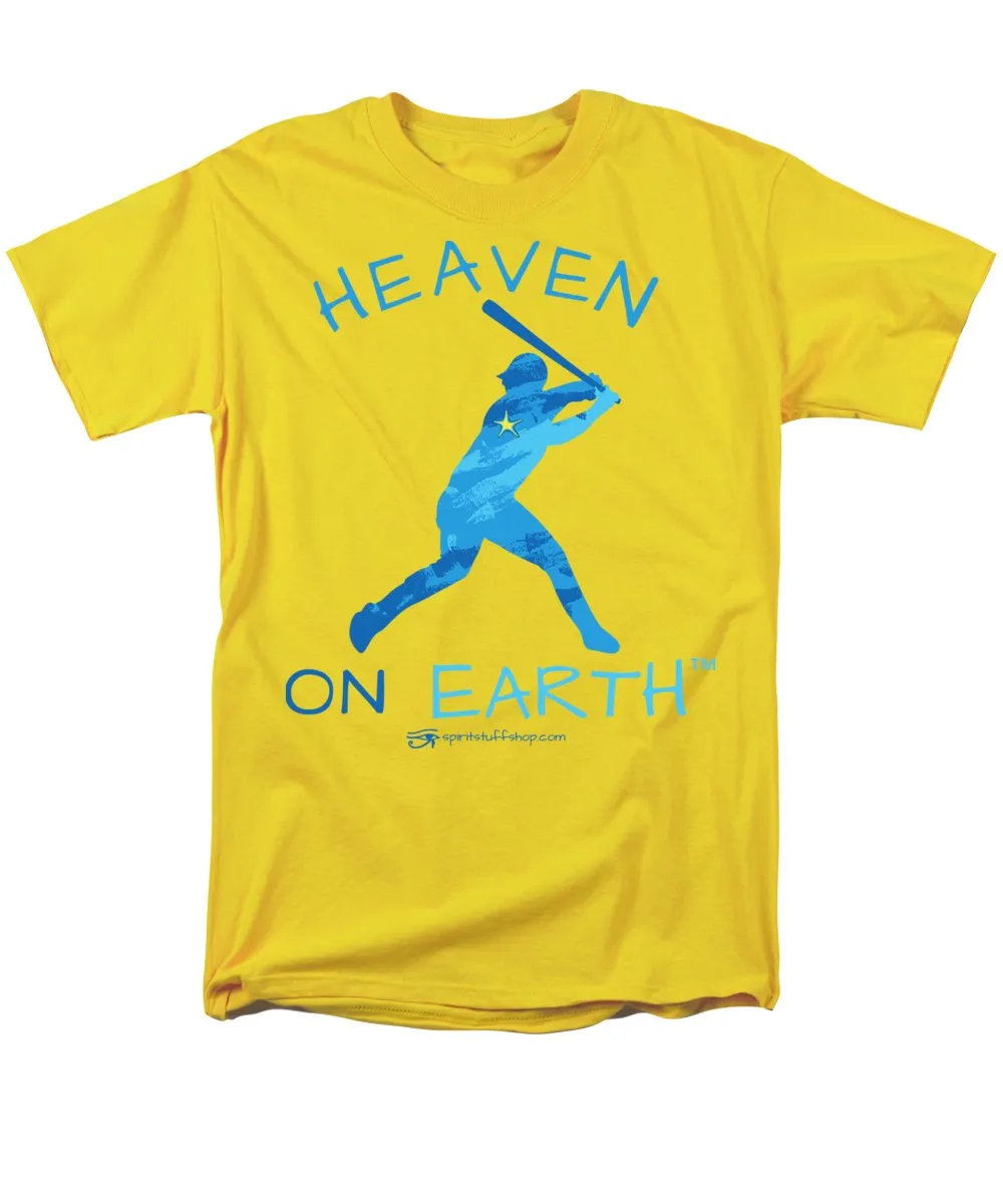 Baseball Heaven On Earth - Men's T-Shirt  (Regular Fit)