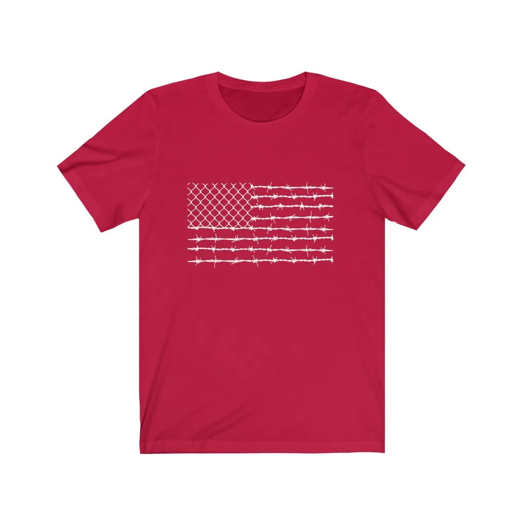 CAGED IN AMERICA - Unisex Short Sleeve Tee