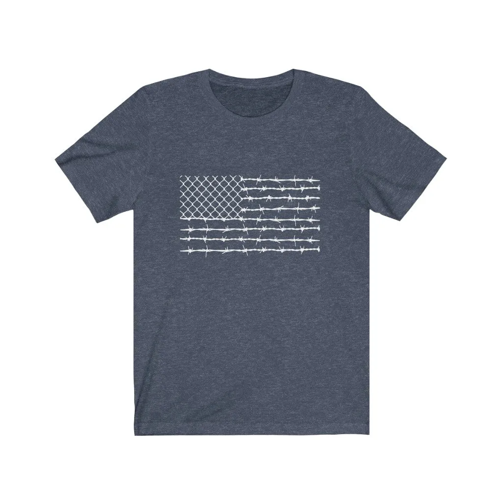 CAGED IN AMERICA - Unisex Short Sleeve Tee
