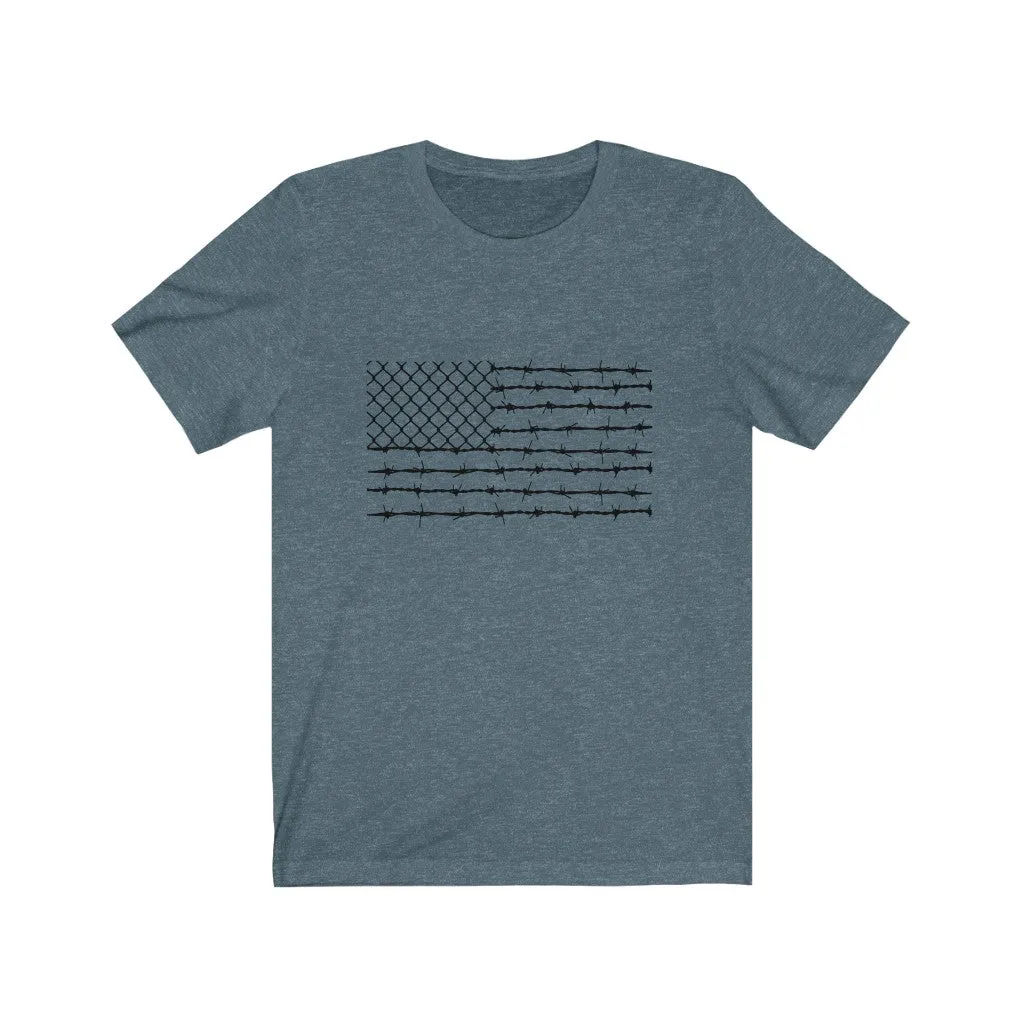 CAGED IN AMERICA - Unisex Short Sleeve Tee