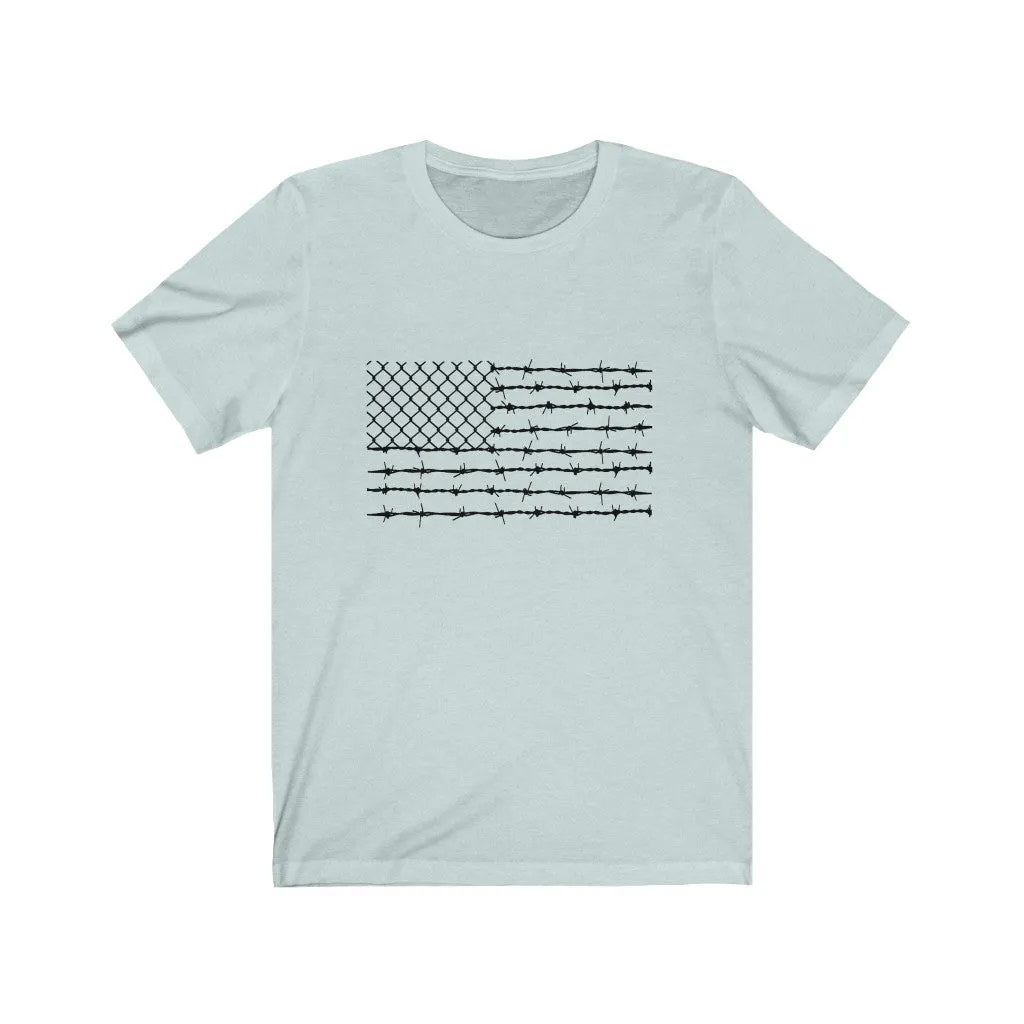 CAGED IN AMERICA - Unisex Short Sleeve Tee