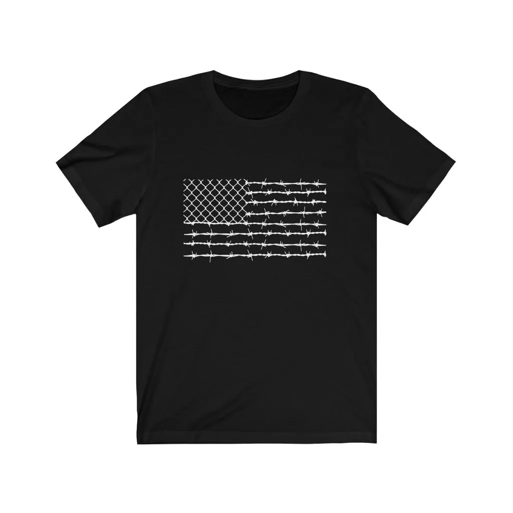 CAGED IN AMERICA - Unisex Short Sleeve Tee