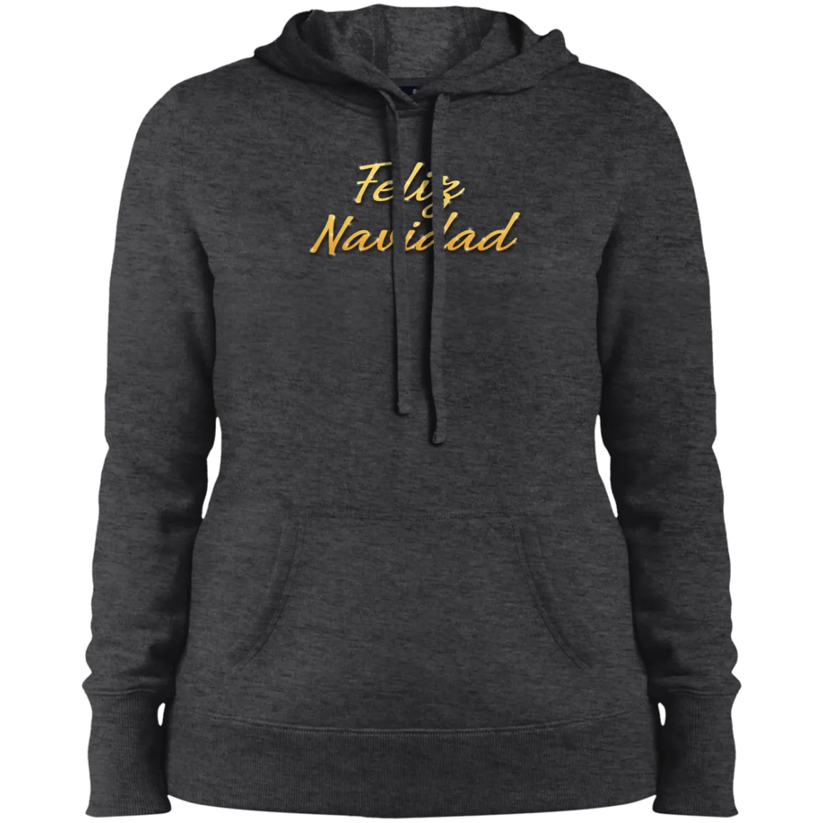 Feliz Navidad Ladies Pullover Hooded Sweatshirt