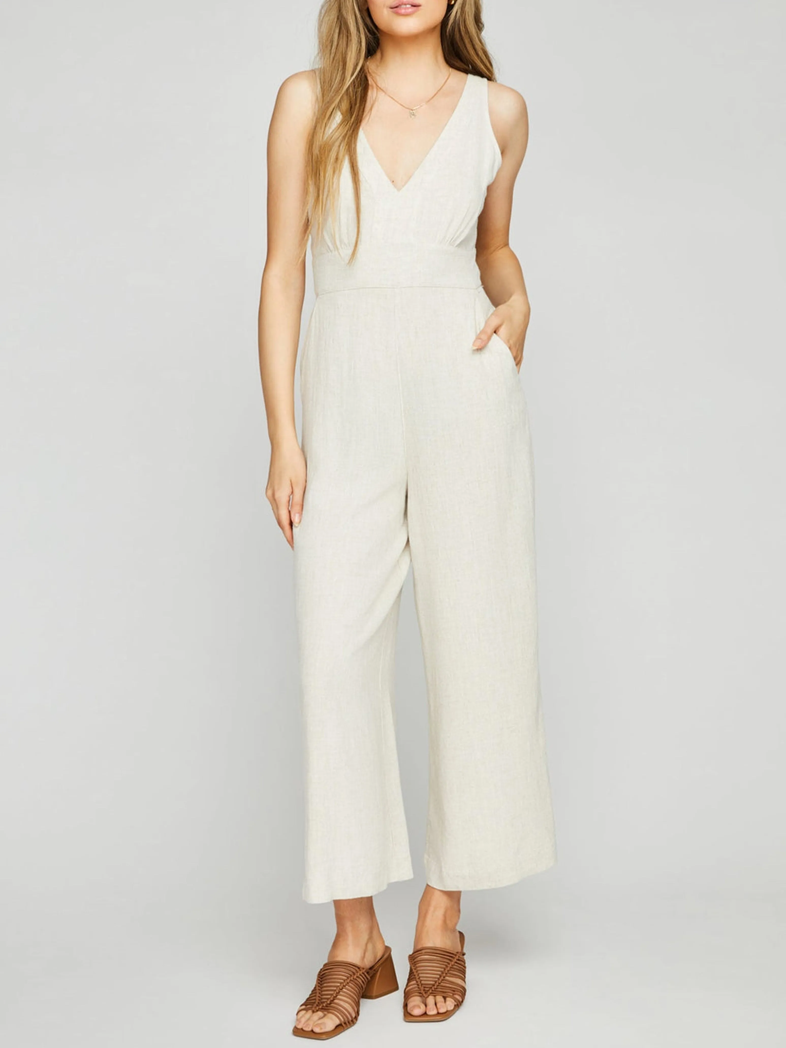 GENTLE FAWN Gianna V-Neck Jumpsuit
