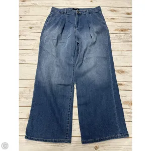 Jeans Wide Leg By D Jeans In Blue Denim, Size: 10