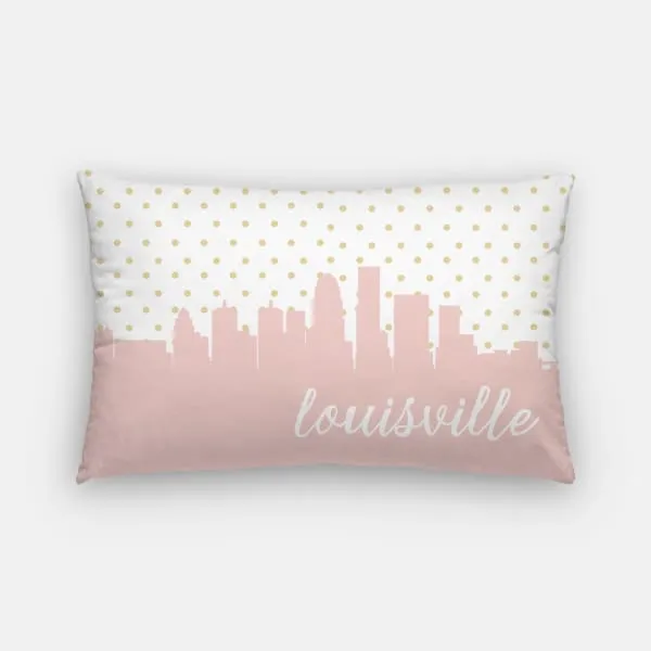 Louisville, Kentucky polka dot skyline