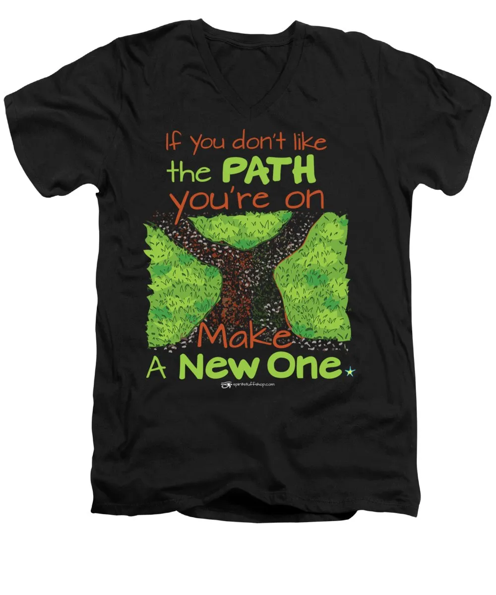 Make A New Path - Men's V-Neck T-Shirt