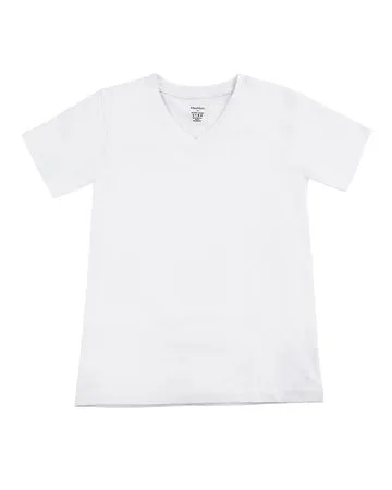 Memoi Boys Short Sleeve V-Neck Undershirts - 3 Pack MKU-1200