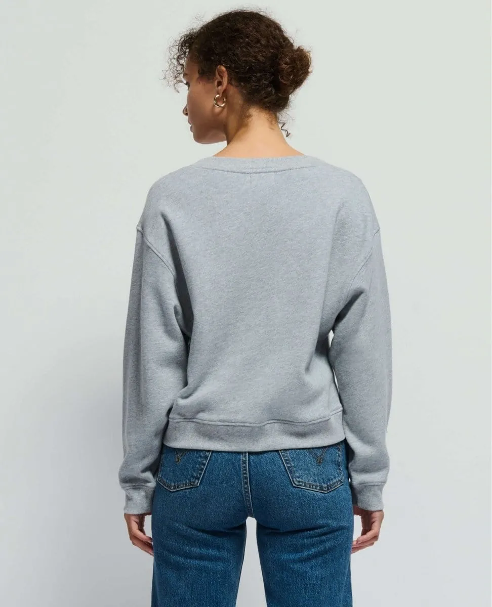 Wyatt Oversized Sexy Sweatshirt Grey